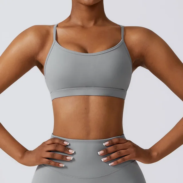 Women High Support Sports Top Push Up Yoga Bra - Image 11