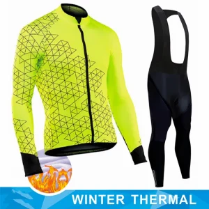 Winter Thermal Fleece Cycling Jersey for Men