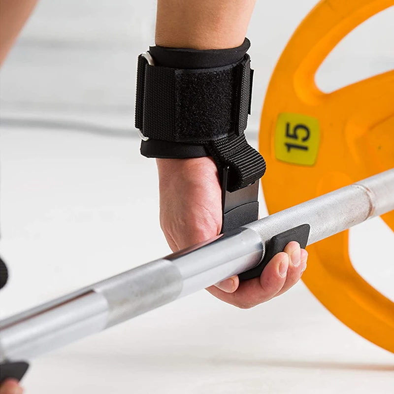 Weight Lifting Hook Grips With Wrist Wraps - Image 5