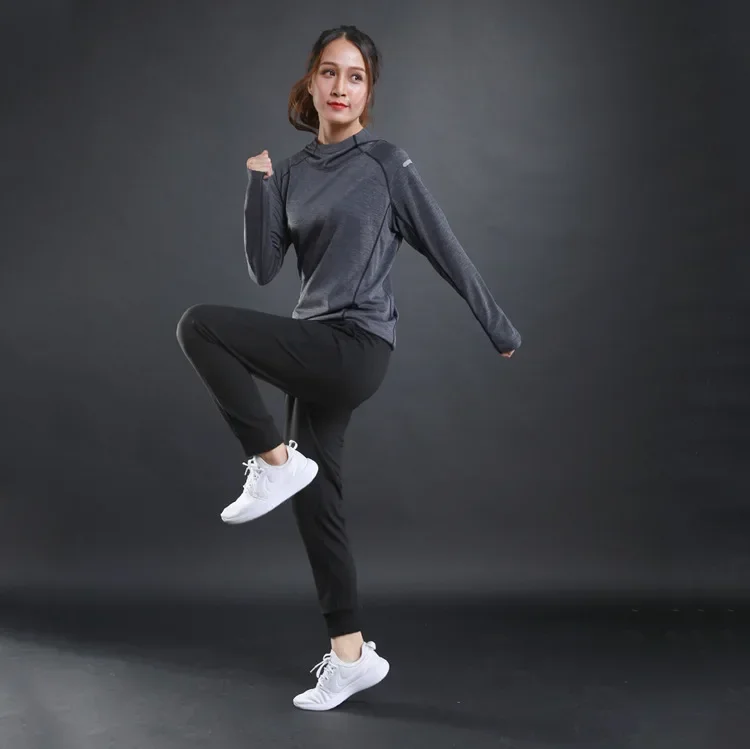 Autumn Thin Women Running T Shirts - Image 3