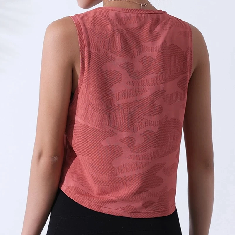 Breathable Workout Gym Tank Tops Female Sportswear - Image 3