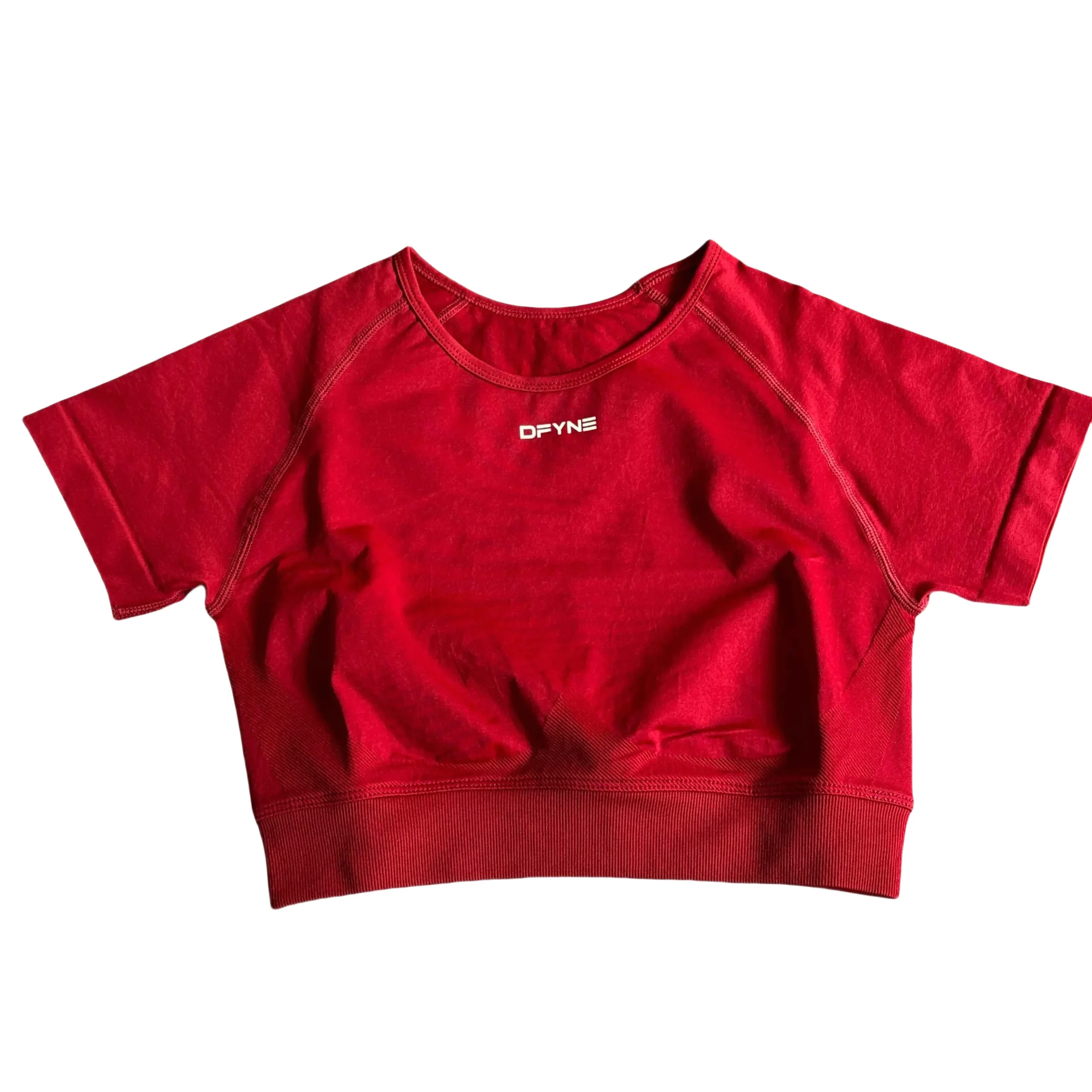 Impact Crop Top with Logo Women's Short Sleeve - Image 3