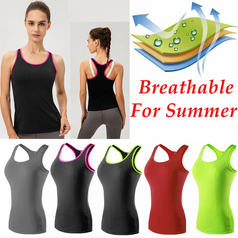 Women Casual Sport Yoga Vest