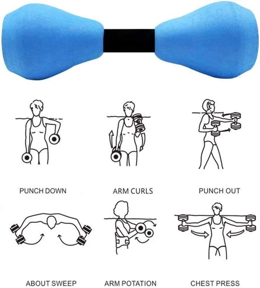 Blue Foam Water Aerobic Exercise Fitness Equipment - Image 3