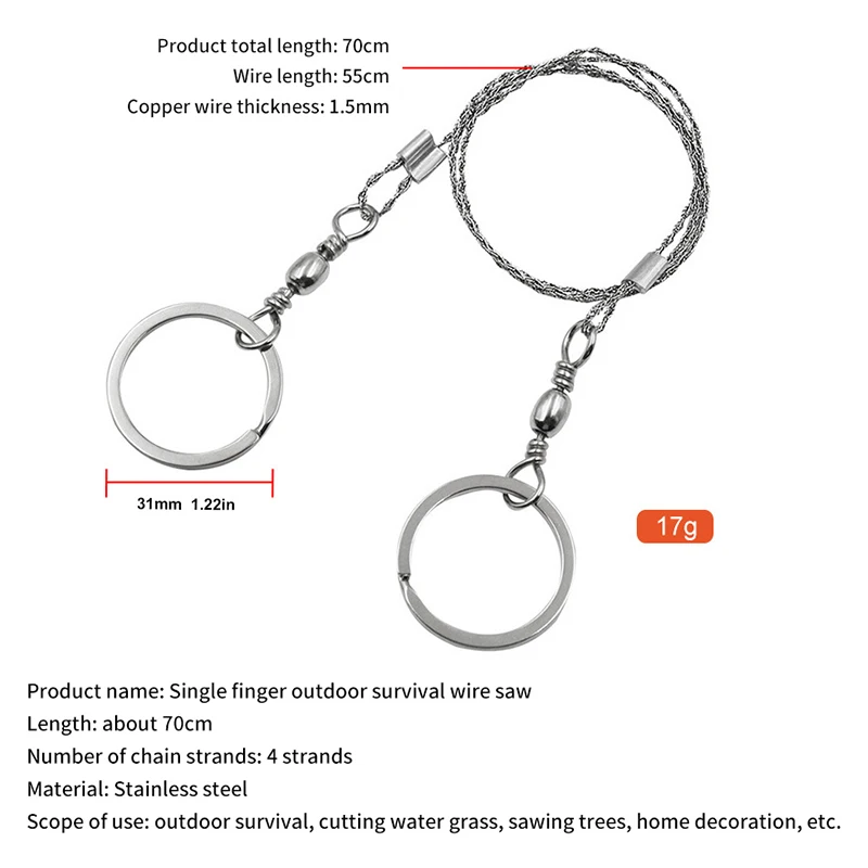 Practical Portable Emergency Survival Gear Steel Wire Kits - Image 22