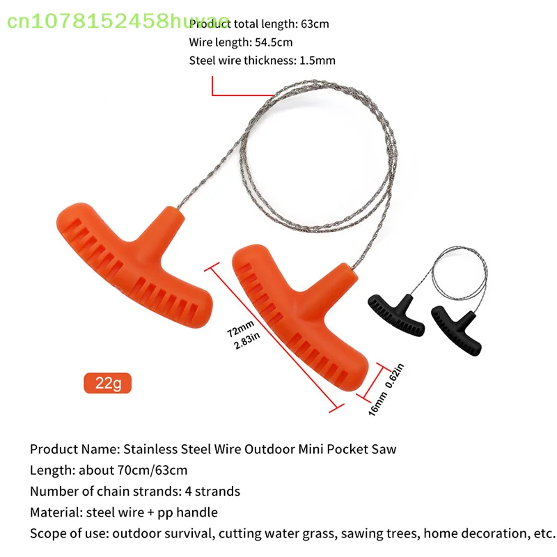 Practical Portable Emergency Survival Gear Steel Wire Kits - Image 6